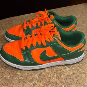Nike Miami Hurricane Dunks